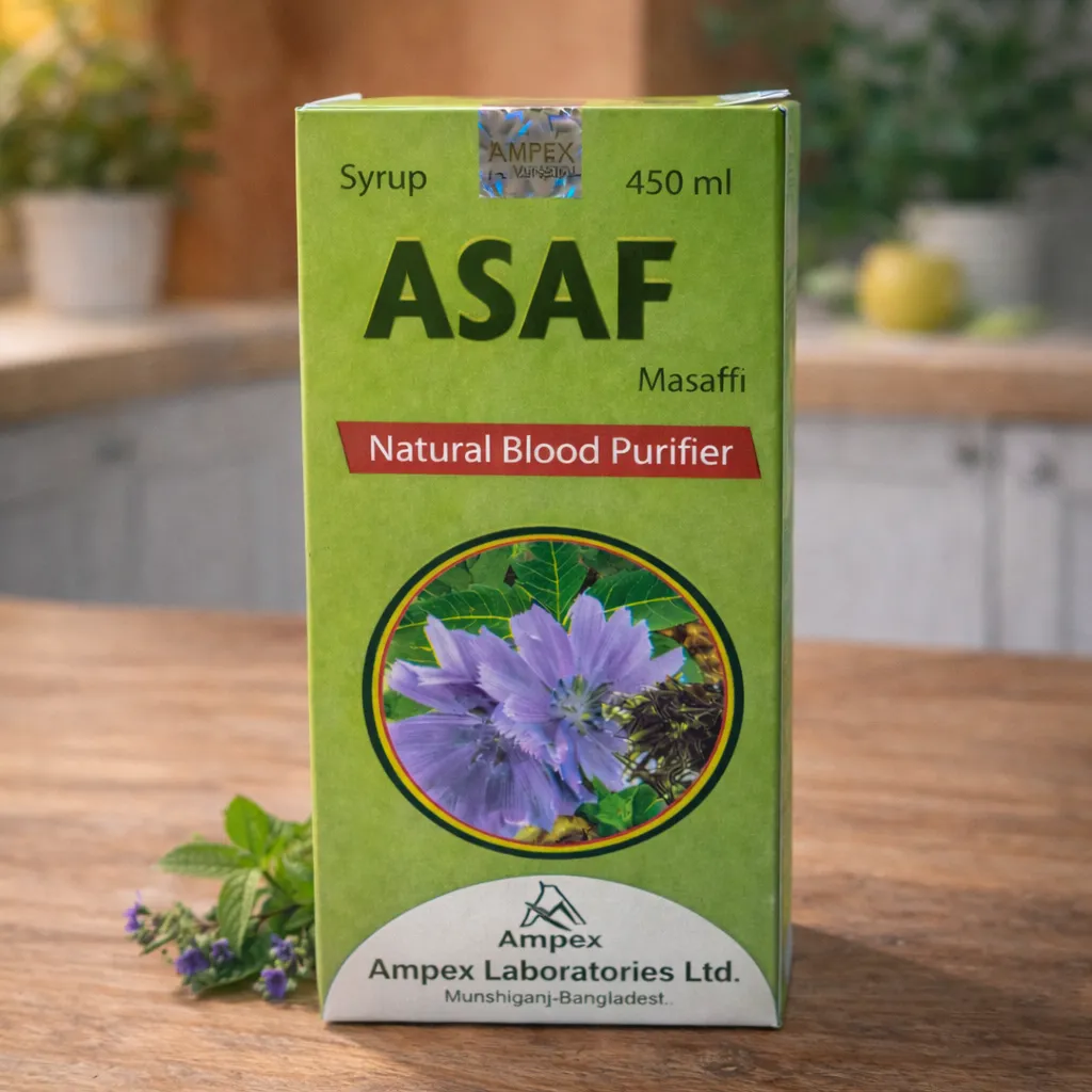 ASAF Masaffi Syrup - এসাফ মাসাফি সিরাপ - Leaf Life BD